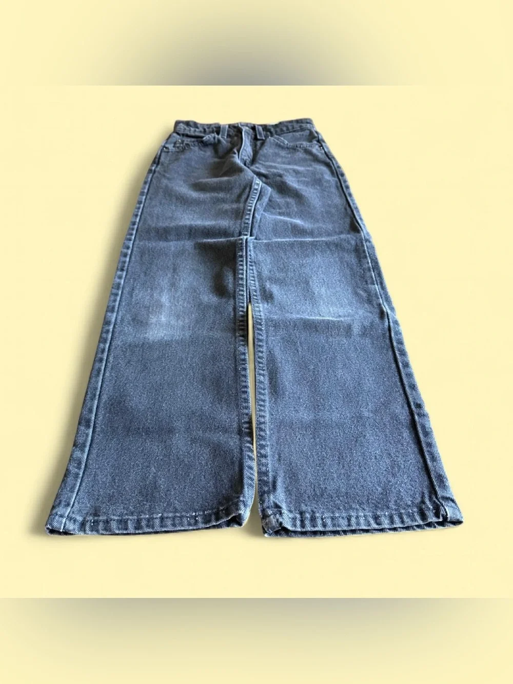 Vintage 90s Levi’s 562 Orange Tab Black Jeans Youth Size 10 USA Made